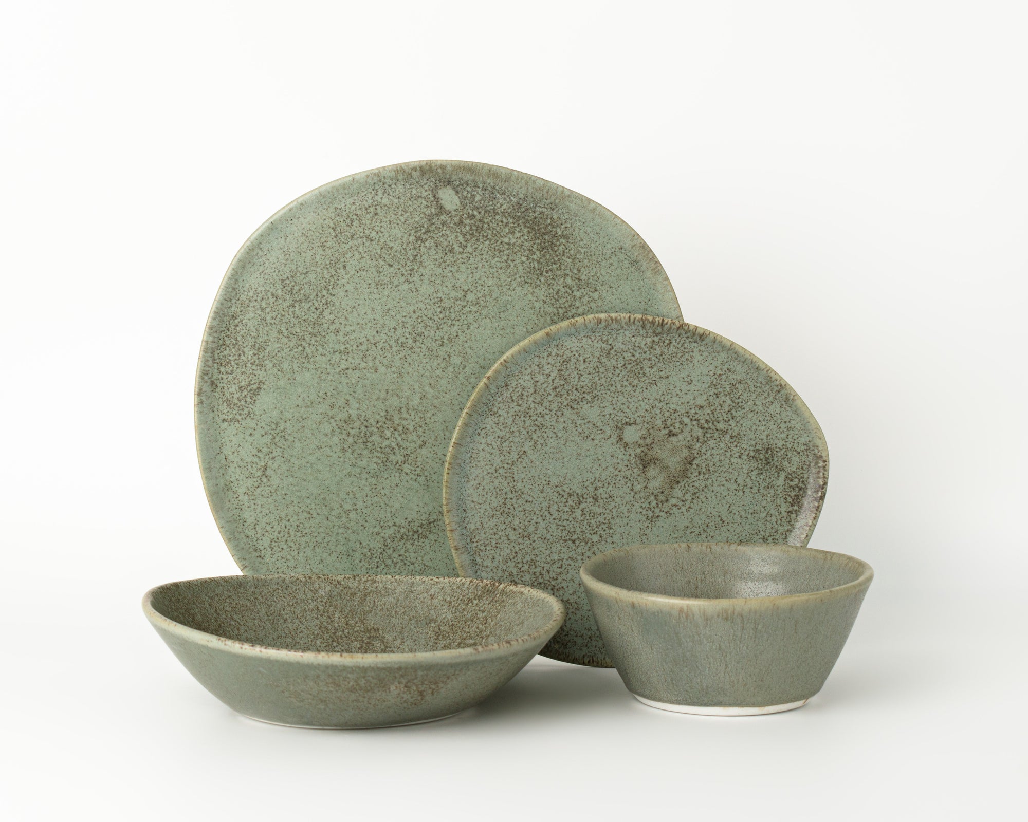 4 Piece Ripple Dinner Setting